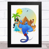 Aladdin, Jasmin, Genie Children's Kid's Wall Art Print