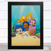 Bubble Guppies Vintage Children's Kid's Wall Art Print