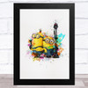 Minions Smudge Style 5 Children's Kid's Wall Art Print