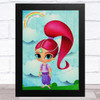 Shimmer And Shine Pink Children's Kid's Wall Art Print