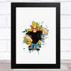 Johnny Bravo Splatter Children's Kid's Wall Art Print