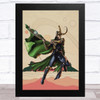 Loki Retro Children's Kid's Wall Art Print