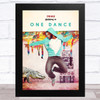 Drake Starring In One Dance Vintage Celeb Wall Art Print