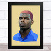 Paul Pogba Polygon Style Celeb Wall Art Print