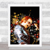Elton John Splatter Art Celeb Wall Art Print