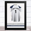 Tottenham Hotspur Football Shirt Best Dad Personalised Father's Day Gift Print