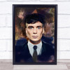 Peaky Blinders Tommy Grunge Abstract Oil Wall Art Print