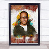 T.I. Graffiti Colourful Splatter Drip Wall Art Print