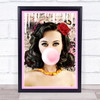 Katy Perry Bubblegum Graffiti Rose Wall Art Print