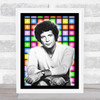 Tom Jones Retro Square Pop Art Wall Art Print