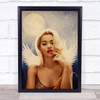 Rita Ora Angel Wings Moonlight Wall Art Print