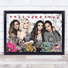 Little Mix Floral Grunge Icon Wall Art Print