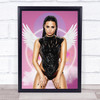 Demi Lovato Angel Wings Pink Wall Art Print