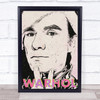 Andy Warhol Retro Sketch 3D Wall Art Print