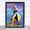 Cameron Diaz Retro Abstract Wall Art Print