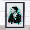 Kanye West Splatter Grunge Wall Art Print