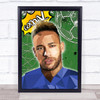 Neymar Polygon Goal Comic Wall Art Print