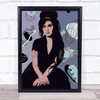 Amy Winehouse Abstract Wall Art Print