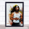 Polo G Splatter Wall Art Print