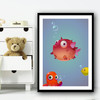 Puffer Fish And Friends Animation Puffer Wall Art Print