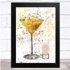 Pornstar Martini Splatter Shot Wall Art Print