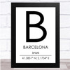 Barcelona, Spain Wall Art Print