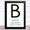 Buxton United Kingdom Wall Art Print