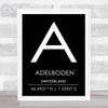 Adelboden Switzerland Wall Art Print