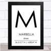Marbella Spain Wall Art Print