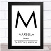 Marbella Spain Wall Art Print