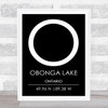 Obonga Lake Ontario Wall Art Print