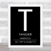 Tangier Morocco Wall Art Print