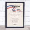 National Anthem Of France Vintage Flag Wall Art Print