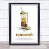 Long Island Cocktail Wall Art Print