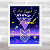 1980 80's Retro Birthday Food Personalised Event Occasion Party Decoration Sign