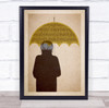 Rihanna Umbrella Yellow Umbrella Full s Music Song Lyric Wall Art Print