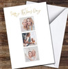 Simple 3 Of Your Photos Personalised Mother's Day Card