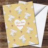 Mother And Baby Cute Mice Pattern Personalised Mother's Day Card