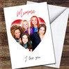 Spice Girls Mumma I Love You Personalised Mother's Day Card