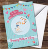 Mother Giraffe With Baby Personalised Mother's Day Card