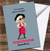 Trendy Stylish Grandma Personalised Mother's Day Card