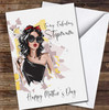 Fashion Woman Stepmum Personalised Mother's Day Card