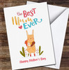 Rabbit Mum With Baby Personalised Mother's Day Card