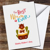 Bear Mum With Baby Personalised Mother's Day Card