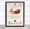 Santa's North Pole Express Delivery Tidy Room Christmas Personalised Certificate
