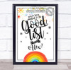 Christmas Good List Rainbow Official From Santa Personalised Certificate