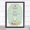 Easter Egg Hunt Flowers Personalised Certificate Award Print