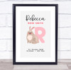 New Baby Birth Details Christening Nursery Initial R Rabbit Keepsake Gift Print
