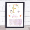 Any Age Birthday Favourite Things Interests Milestones Initial F Gift Print Any Age Birthday Favourite Things Interests Milestones Initial F Gift Print