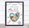 Mummy From Your Little Princess Photo Personalised Gift Art Print